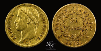 20 Francs 1813 A Napoleon France