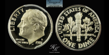 10 Cent 1891 S Roosevelt PCGS PR70 Deep Cameo Type I  USA