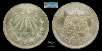 1 Peso 1940 PCGS MS64 Mexico