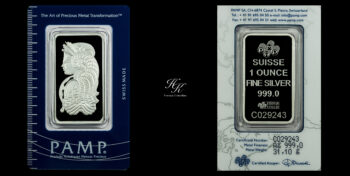 PAMP 1 Ounce Silver Fortuna Bar (Sealed)