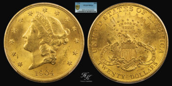 20 Dollars 1904 gold “Liberty” PCGS MS64 USA