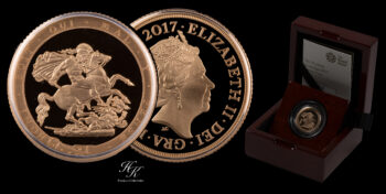 Piedfort Gold Proof Sovereign 2017 Great Britain