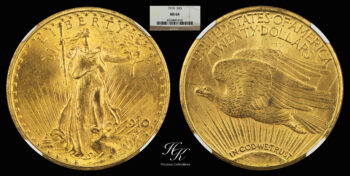 20 Dollars 1910 “Saint Gaudens  Double Eagle” NGC MS64 USA