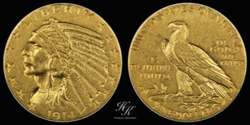 5 Dollars 1914 “Indian Head” USA