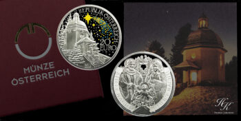 20 euro 2018 Proof silver coin “200th Anniversary of Silent Night” Austria