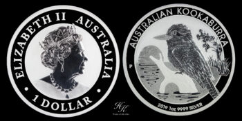 1 Dollar 2019 1 oz silver coin “Kookaburra” Australia