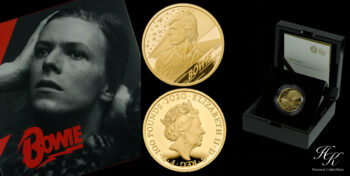 100 pounds 2020 1oz proof gold coin “David Bowie – Music Legends” Great Britain