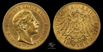 10 Mark 1904 A Wilhelm II Prussia Germany