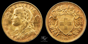 20 Francs 1947 Switzerland