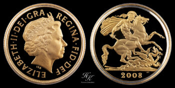 Sovereign 2008 PROOF Great Britain