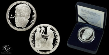 10 Euro 2019 silver proof coin Alcaeus Greece