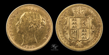 Half sovereign 1885 “Victoria Young Head – Shield” Great Britain