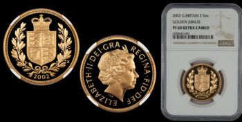 Double Sovereign (2 Pound) 2002 NGC PR69 ULTRA CAMEO Great Britain