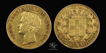 20 drachmai 1833 King Othon  “OTTO” Greece