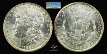 Morgan Dollar 1887 PCGS MS64 USA