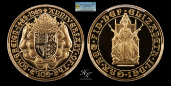 Sovereign 1989 PROOF  Elizabeth PCGS PR69 DEEP CAMEO Great Britain
