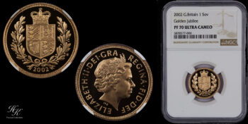 Sovereign 2002 NGC PF70 ULTRA CAMEO Great Britain