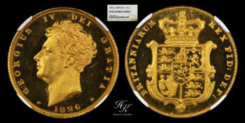 Proof Sovereign 1826 (NGC PR63 ULTRA CAMEO) “George IV” Great Britain