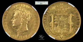 Sovereign 1826 George IV NGC AU55 Great Britain