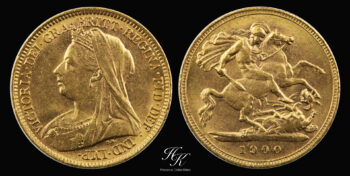 Gold half sovereign (1/2) 1900 “Victoria” Great Britain