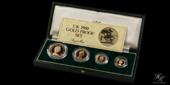 Gold sovereign proof set 1980 “Elizabeth II” Great Britain