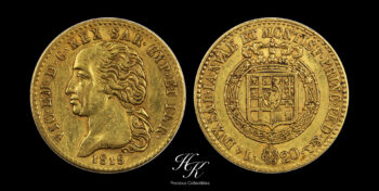 20 Lire gold 1818  “Vittorio Emanuele I” Italy