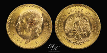 10 pesos gold “Hidalgo” Mexico