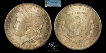 Silver Morgan dollar 1880 S PCGS MS66 USA