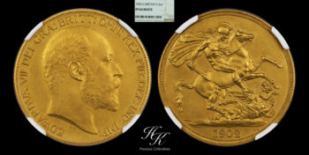 2 Pound 1902 gold PROOF double sovereign NGC PF64 MATTE King “Edward VII” Great Britain