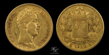 40 Francs 1830 A “Charles X” France