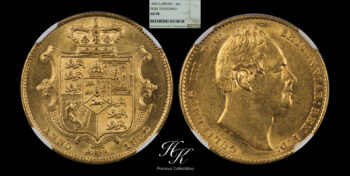 Sovereign 1832 William IV NGC AU58 Great Britain