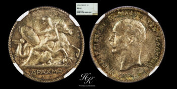 Drachma 1910 “George A” NGC MS64 Greece
