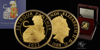 SEYMOUR PANTHER Royal Tudor Beasts 1 Oz Gold Coin 100£ Great Britain 2022