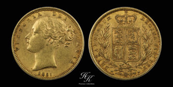 Gold Sovereign Shield 1851 “Victoria” Great Britain