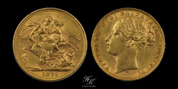 Gold sovereign 1874  “Victoria” Melbourne Australia