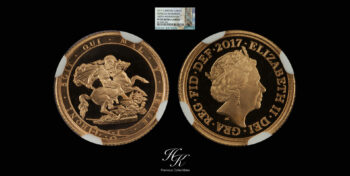 Gold Proof quarter sovereign (1/4) 2017  “Elizabeth” NGC PF70 ULTRA CAMEO Great Britain