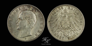 Silver 3 Mark 1911 D “king Otto koenig”   Germany
