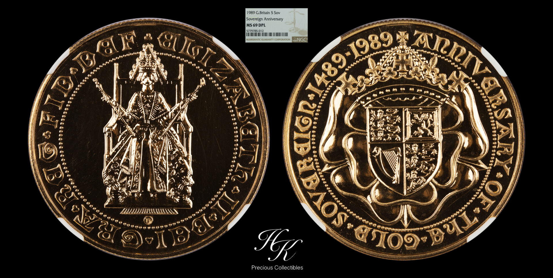 1989 quintuple ms69 dpl