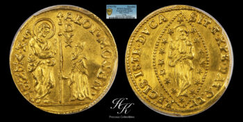 1763-1778 gold zecchino/sequin/Ducat PCGS UNC Details Italy