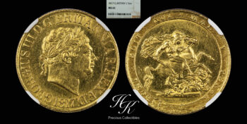 Gold sovereign 1817 “George III” NGC MS61 Great Britain