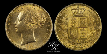 Gold sovereign 1869 “SHIELD” Great Britain