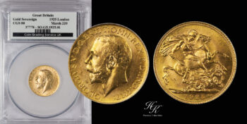 Gold Sovereign 1925 “George V” CGS 80 Great Britain
