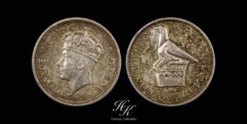 Silver Shilling 1937 “George VI” Rhodesia