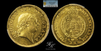 Gold Half Guinea 1804 PCGS AU58 “George III” Great Britain