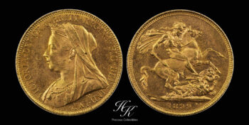 Gold UNCIRCULATED sovereign 1899 “Victoria” Great Britain