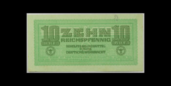 10 Reichspfennig 1944 German Occupation