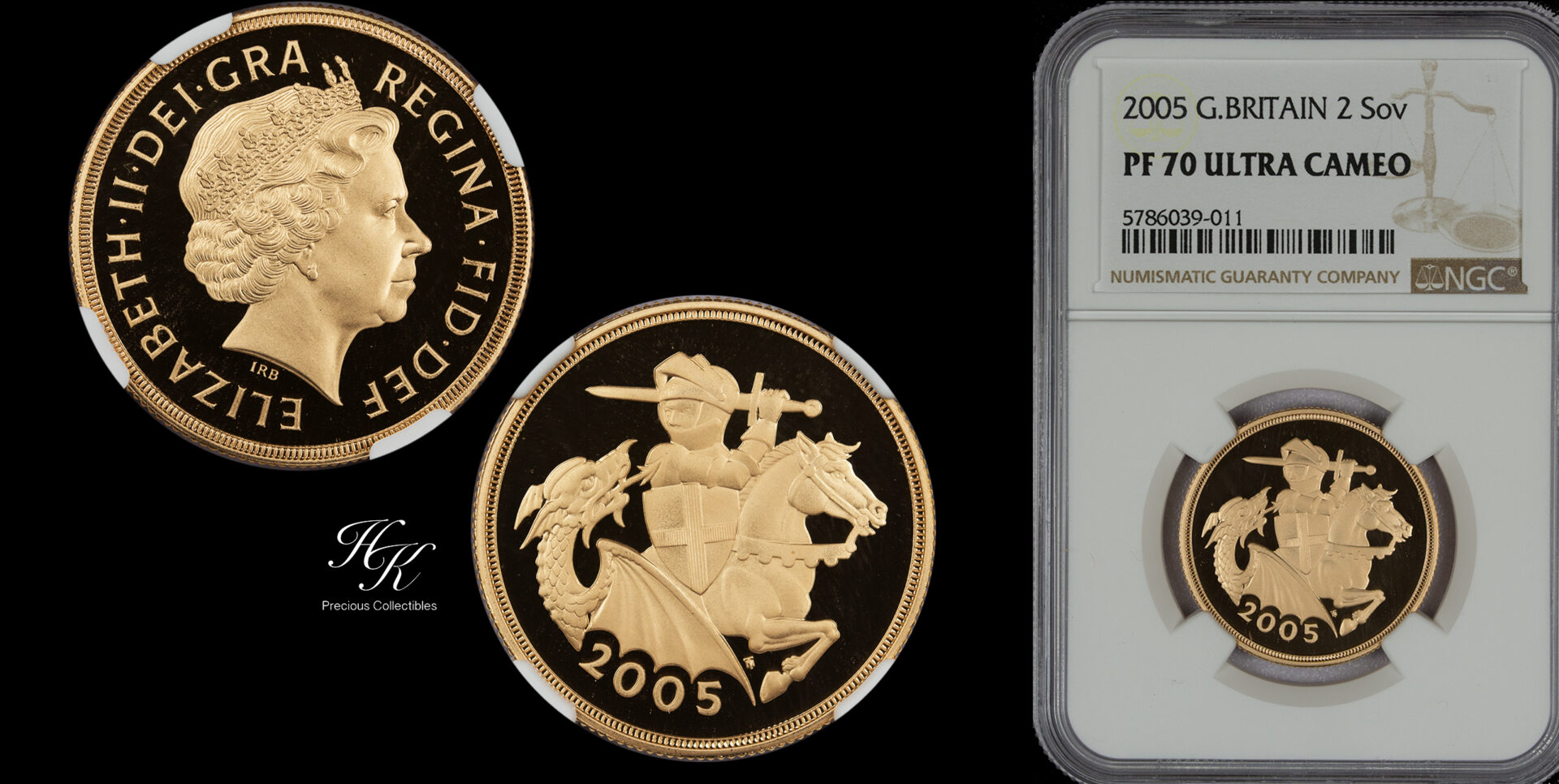 2005 double sovereign pf70