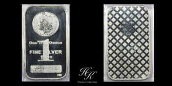 Silver Morgan bar 1 oz pure silver (sealed in blister ) USA