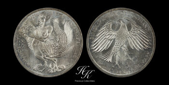 Silver 5 mark 1976 Germany