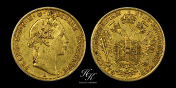 Gold Ducat 1855 A Franz Joseph I Austria